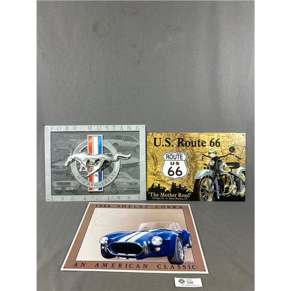 3 Nice Automobile and Motorcycle Wall Pictures