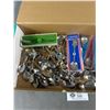 Image 3 : Small Box of Souvenir  Spoons. Some New in Packages.