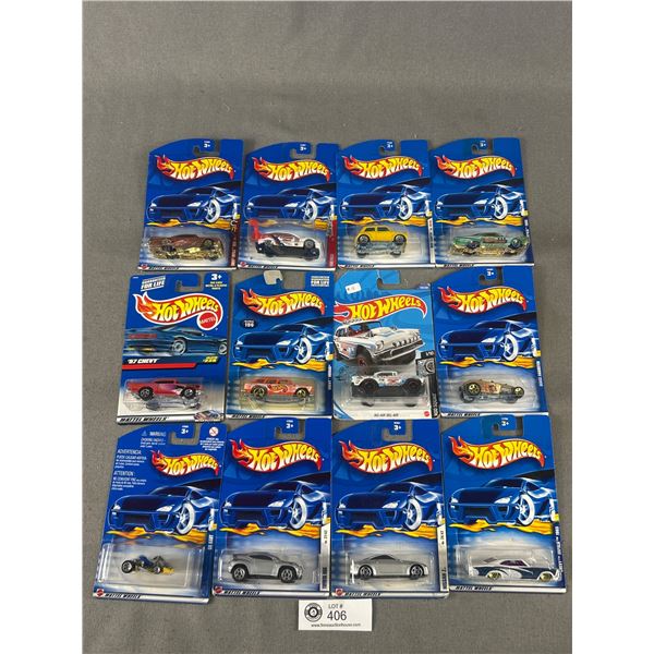 Lot of 12 Brand New in Packages Hot Wheels Die Cast Cars