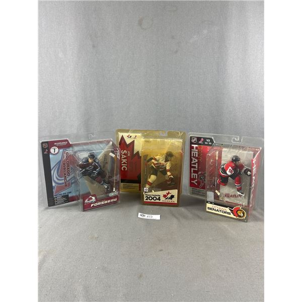 Lot of 3 McFarlane Hockey Players Brand New in Packages