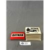 Image 1 : 1989 Batman Set with Stickers, Missing 2 Cards #56 and #69. 152 Cards in Nice Condition