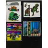 Image 1 : Lot of 10 1990s Vending Machine Dinosaurs Stickers