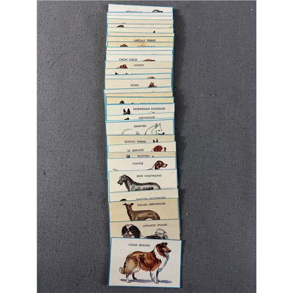 Lot of 34 1960s Post Cereal Dog Trading Cards
