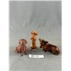 Image 1 : Lot of 3 Dachshund Figurines
