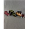 Image 8 : Lot of 5 Various Sized Die Cast Cars. 2 are Coin Banks