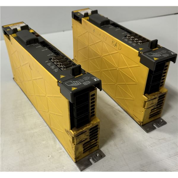 (2) Fanuc #A06B-6117-H303 Servo Amplifier Module