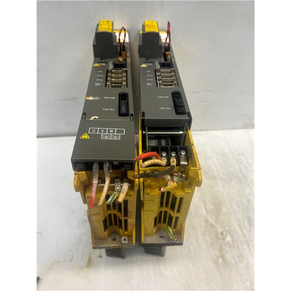 (2) Fanuc #A06B-6096-H105 Servo Amplifier Modules