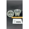 Image 2 : GLASS LIDDED SUGAR BOWL