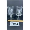 Image 1 : U S GLASS GOBLETS ( PAVONIA CELERY, DAKOTA CELERY)