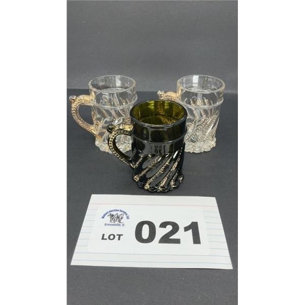 BEADED SWIRL SOUVENIR GLASSES 3