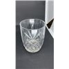 Image 2 : LEADED CRYSTAL OLD FASHIONED GLASS TUMBLERS 4.  5