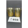 Image 1 : EAPG 1880s MITRED DIAMOND TUMBLERS 4 in