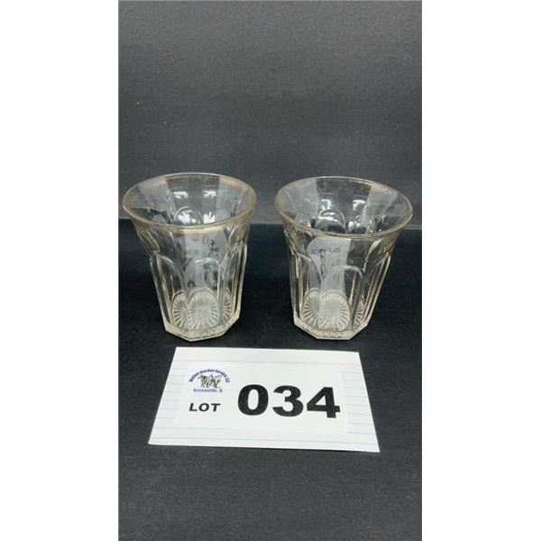 DUNCAN MILLER PANEL TUMBLERS 4 in