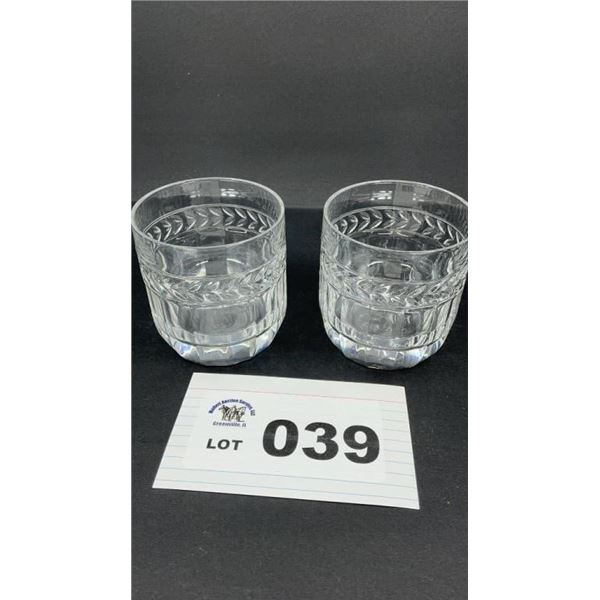 PAIR OF VILLEROY & BOCH OLD FASHIONED TUMBLERS 4