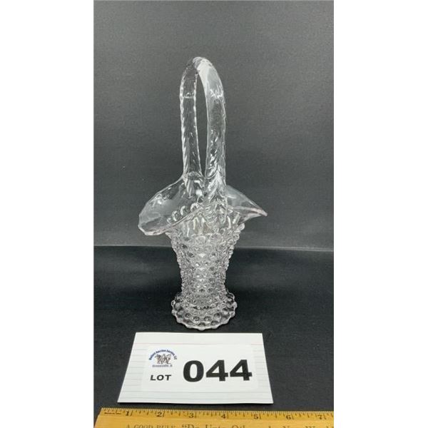 DUNCAN MILLER HOBNAIL BASKET 10 in