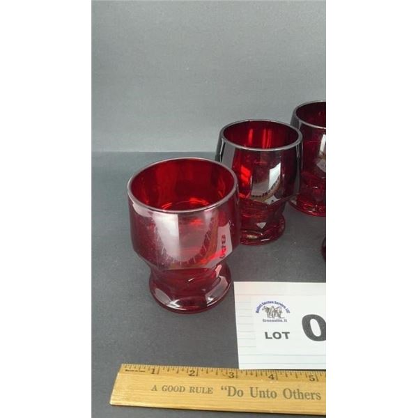 3 DUNCAN MILLER GEORGIAN TUMBLERS, MISC GEORGIAN