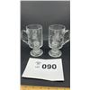 Image 1 : PRINCESS HOUSE FOOTED COFFEE GLASSES 6 in