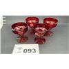 Image 1 : DUNCAN MILLER GEORGIAN FOOTED DESSERT GLASSES 4 in