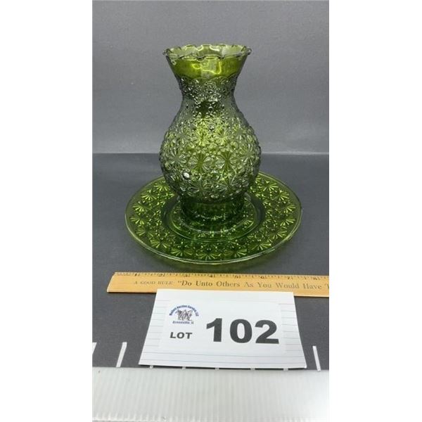 FENTON DAISY & BUTTON VOTIVE HOLDER 2 pcs. 7