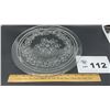 Image 1 : FOOTED GLASS CAKE PLATE