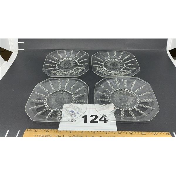 FEDERAL GLASS CO. COLUMBIA BREAD PLATES 4