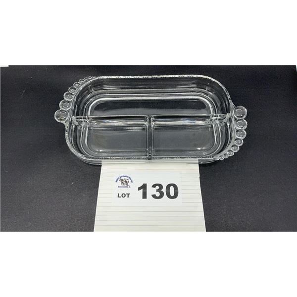 DUNCAN MILLER TEARDROP RELISH TRAY