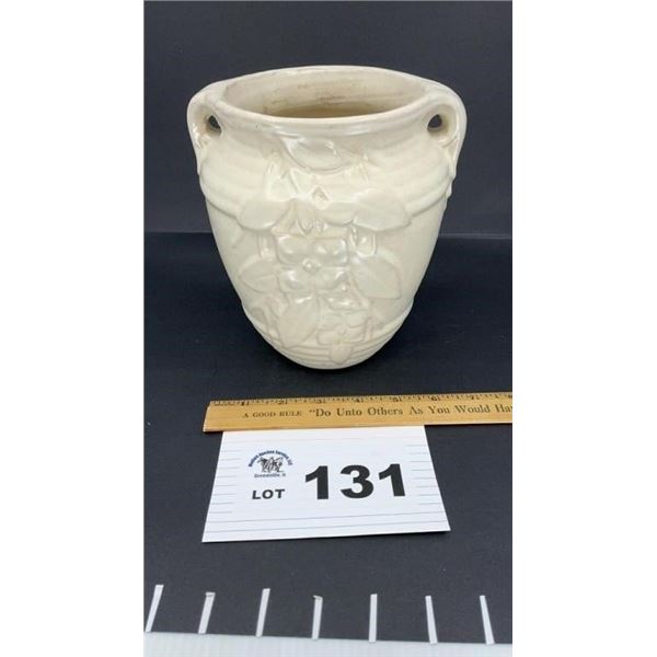 McCOY VASE "FLAT FLOWER" 7 inches tall