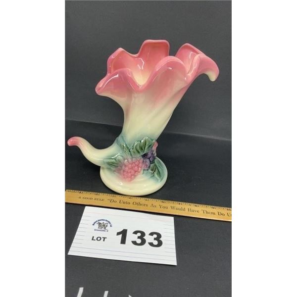 HULL POTTERY TOKAY CORNUCOPIA 8 inches ht