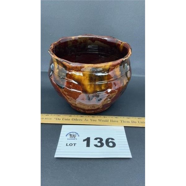 McCOY BRUSH ONYX JARDINIERE 5.5 inches