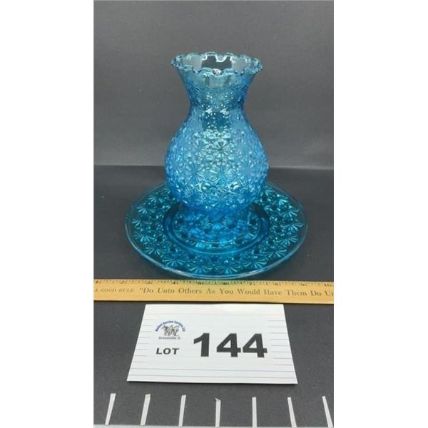 FENTON DAISY & BUTTON LAMP 2 pcs 8 in