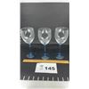 Image 1 : LUMINERE WINE GLASSES 8 in 3 pcs