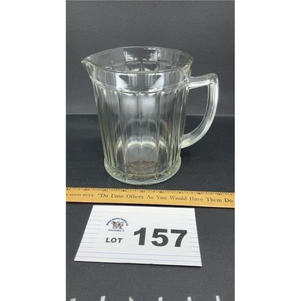 HAZEL ATLAS PITCHER 6.5 inches tall