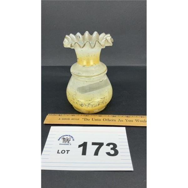 BRISTOL BLOWN GLASS VASE 5 in