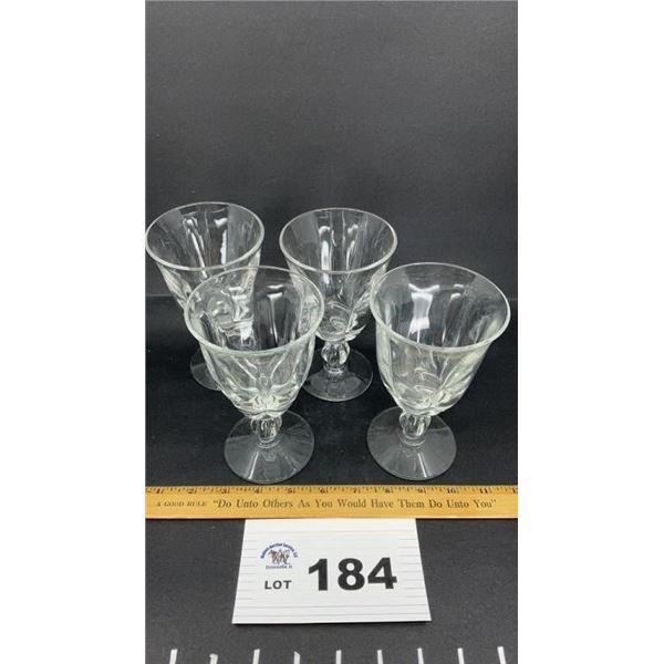 DUNCAN MILLER CANTERBURY GOBLETS 4