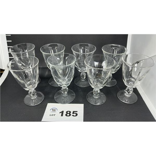 DUNCAN MILLER CANTERBURY GOBLETS 8