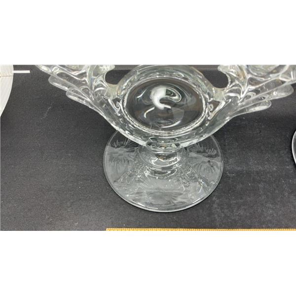 DUNCAN MILLER PALL MALL, HEISEY CANDLE HOLDERS-