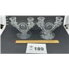 Image 3 : DUNCAN MILLER PALL MALL, HEISEY CANDLE HOLDERS-