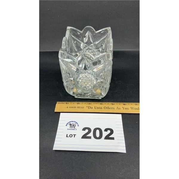 EAPG SQUARE SPOONER 5 inches tall