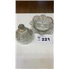 Image 2 : EAPG LEAF & STAR BUTTER DISH 6 inches 2 pcs