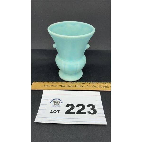 McCOY POTTERY BLUE MATTE VASE 5 inches