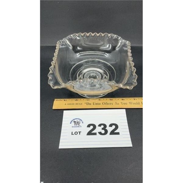 EAPG RIBBON BOWL 4 inches tall