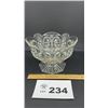 Image 1 : EAPG LEAF & STAR FOOTED BOWL 6 inches