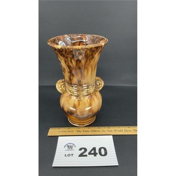 McCOY BRUSH ONYX VASE 9 inches