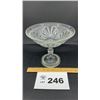 Image 1 : EAPG  GLASS COMPOTE. 7 inches tall