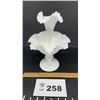 Image 1 : FENTON 11 inch MILK GLASS SPANISH LACE EPERGNE 2