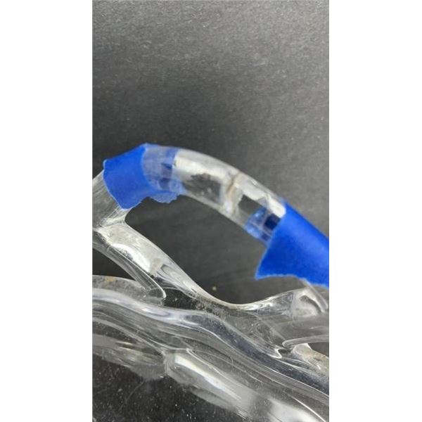 IMPERIAL GLASS CROCHET CRYSTAL BOWL 1935-1950,