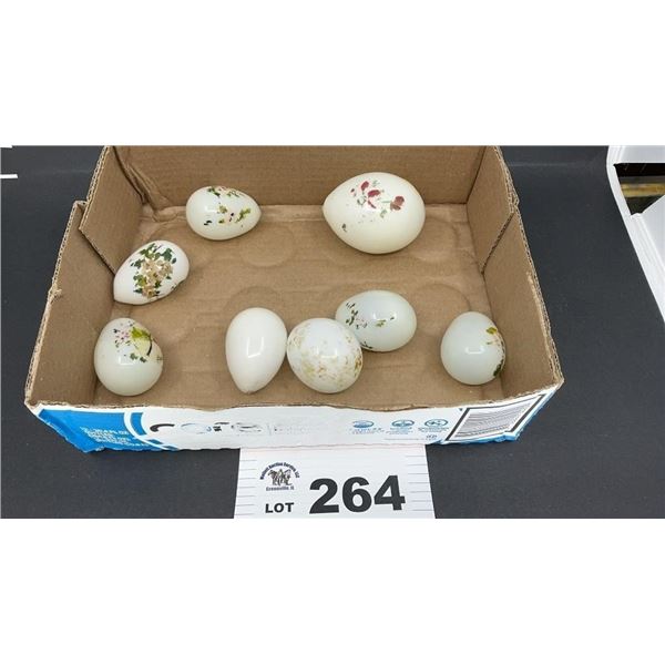 GLASS HANDPAINTED EGGS 8