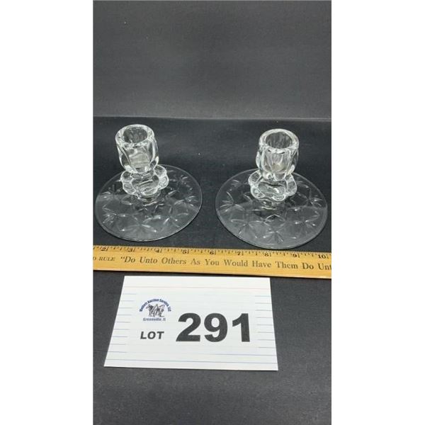 PR OF DUNCAN MILLER CANDLE STICKS