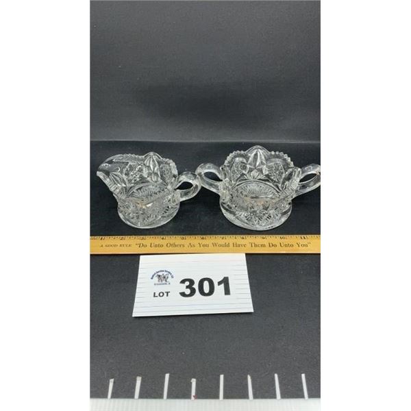 IMPERIAL GLASS CO SUGAR & CREAMER