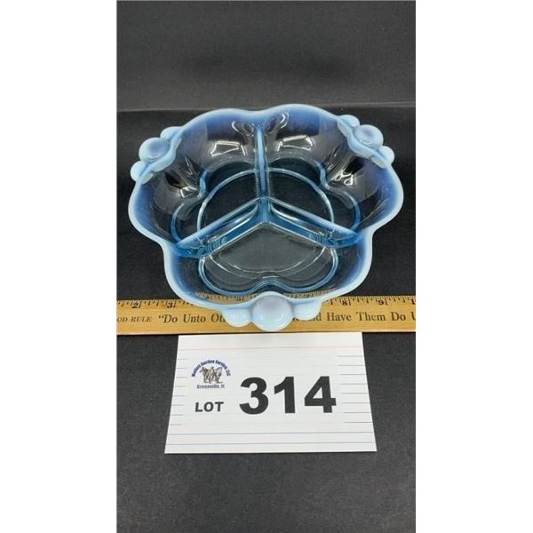 DUNCAN MILLER CANTERBURY FROSTED DIVIDED TRAY